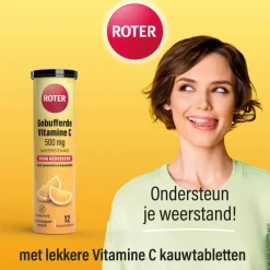 Online Roter gebufferde vit C 500mg 24st