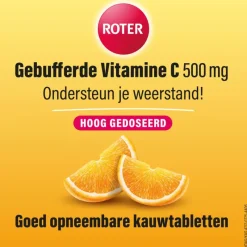 Online Roter gebufferde vit C 500mg 24st