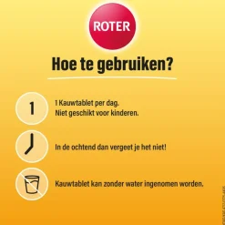 Online Roter gebufferde vit C 500mg 24st