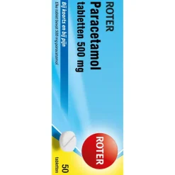 Best Roter Paracetamol 50 tabletten