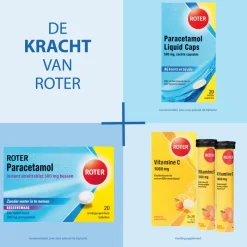 Clearance Roter Paracetamol Liquid Caps 500 mg 20 tabl