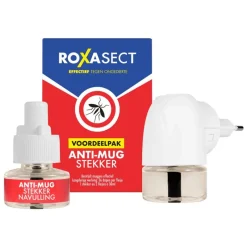 New Roxasect Muggenstekker Actieverpakking Incl. 2 navullingen