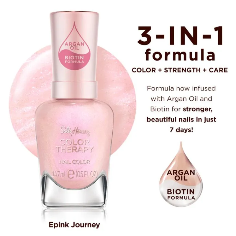 Best Sally Hansen Color Therapy Nagellak - Roze - 227 Epink Journey