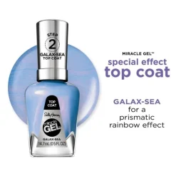 Online Sally Hansen Miracle Gel Top Coat - Blauw - 113 Galax-Sea