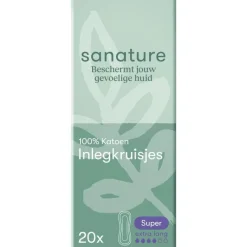 Discount Sanature 100% Katoenen Inlegkruisjes Super 20 stuks