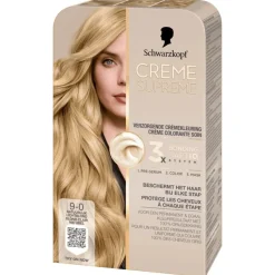 Hot Schwarzkopf Creme Supreme Haarkleuring 9-0 Natuurlijk Lichtblond