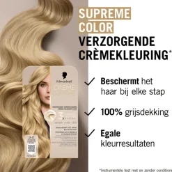 Hot Schwarzkopf Creme Supreme Haarkleuring 9-0 Natuurlijk Lichtblond