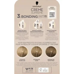 New Schwarzkopf Creme Supreme Haarkleuring 8-0 Natuurlijk Blond