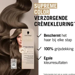 New Schwarzkopf Creme Supreme Haarkleuring 7-42 Nude Beige Donkerblond