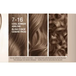 Clearance Schwarzkopf Creme Supreme Haarkleuring 7-16 Cool As Donkerblond