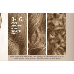 Hot Schwarzkopf Creme Supreme Haarkleuring 8-16 Cool Asblond