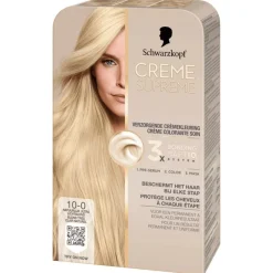 Clearance Schwarzkopf Creme Supreme Haarkleuring 10-0 Natuurlijk Extra Lichtblond