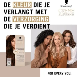 Online Schwarzkopf Creme Supreme Haarkleuring 5-60 Chocoladebruin