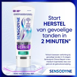 New Sensodyne Clinical Repair Deep Clean Tandpasta - 75ML
