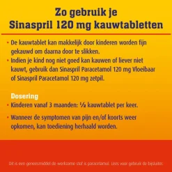 New Sinaspril Paracetamol 120 mg 16 kauwtabletten