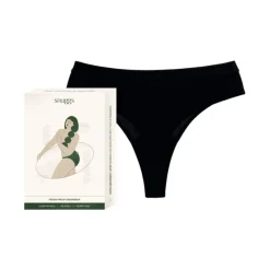 Outlet Snuggs period underwear Active highrise light black M