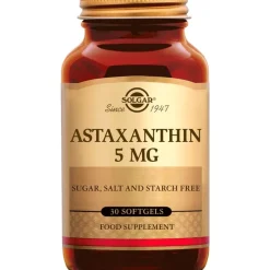 New Solgar Astaxanthin 5 mg 30 softgels