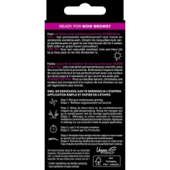 Clearance Syoss Browtint Wenkbrauw-wimper verf Donkerbruin