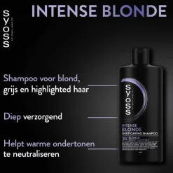 Online Syoss Intense Blonde Shampoo 440 ML