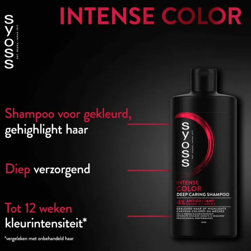 New Syoss Intense Color Shampoo 440 ML