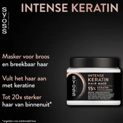 New Syoss Intense Keratin Haarmasker 400 ML