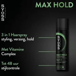 New Syoss Max Hold Haarspray 300 ML
