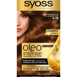 Clearance Syoss Oleo Intense 6-76 Warm Koperblond/Cuivre Doré