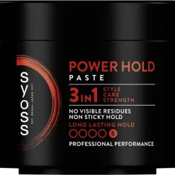 Clearance Syoss Power Hold Haarpaste 150 ML