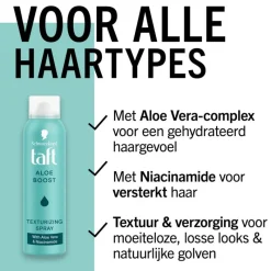 Clearance Taft Aloe Texture Haarspray 150 ML