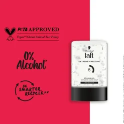 New Taft Styling Gel Extreme Freezing Gel 300 ML