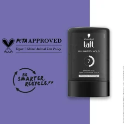 New Taft Styling Gel Unlimited Hold Gel 300 ML