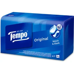 Discount Tempo Original Box 4 Laags Zakdoekjes 100 stuks
