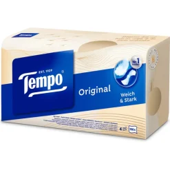 Discount Tempo Original Box 4 Laags Zakdoekjes 100 stuks