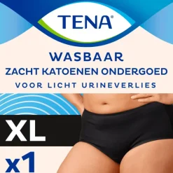 Outlet Tena WASBAAR ONDERGOED ZWART XL