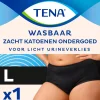 Hot Tena Wasbaar Ondergoed Zwart Maat L 1 stuk