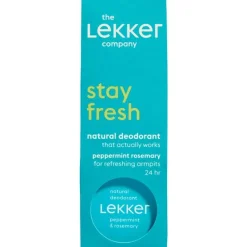 Online The Lekker Company Pepermunt & Rozemarijn Deodorant Crème 30 Gram