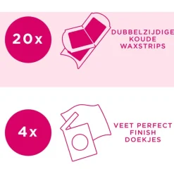 Outlet Veet Minima Ontharingsstrips Benen & Lichaam Hypoallergeen 40 stuks