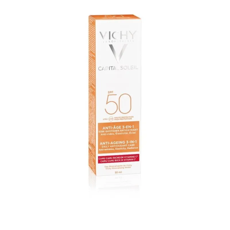 New Vichy Capital Soleil Anti-Age Zonnebrand SPF50 50 ML