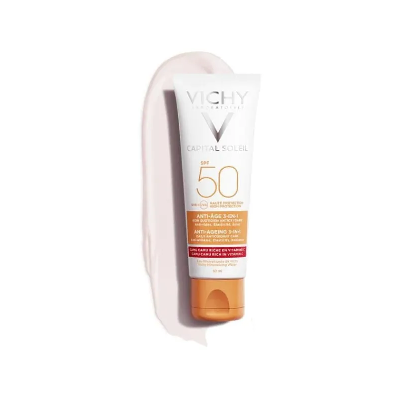 New Vichy Capital Soleil Anti-Age Zonnebrand SPF50 50 ML
