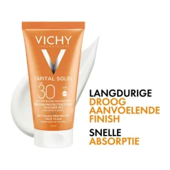 Hot Vichy Capital Soleil Dry Touch Zonnecrème Gezicht SPF30 50 ML