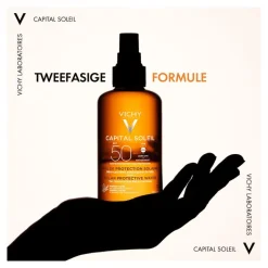 Clearance Vichy Capital Soleil ZonbeschermendWater Bruine Teint SPF50 200 ML