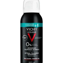Best Vichy Homme Deodorant Spray Compressed 100 ML