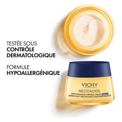Hot Vichy Neovadiol Lipidenaanvullende Revitaliserende Nachtcrème 50 ML
