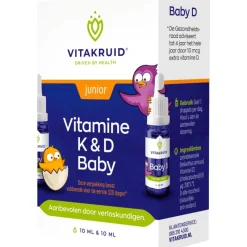 Hot Vitakruid Baby K en D - 2 x 10 ml