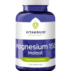 Discount Vitakruid Magnesium 150 Malaat - 90 tabletten