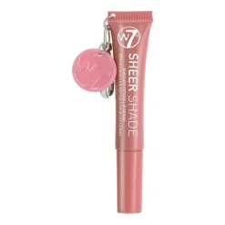 Hot W7 Key Ring Sheer Shade Enriched Peptide Lip Gloss Mauve Muse