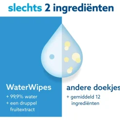 Waterwipes Billendoekjes Voordeelpak 3x48 144 Stuks
