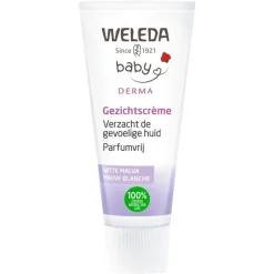New Weleda Baby Witte Malva Sensitive Gezichtscrème