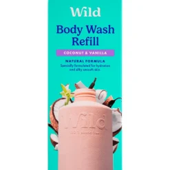 Clearance Wild Cosmetics Limited Wild Coconut & Vanilla Body Wash Refill 300 ml