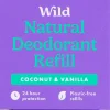 Hot Wild Cosmetics Limited Wild Coconut & Vanilla Refill Deodorant Stick 40 gram